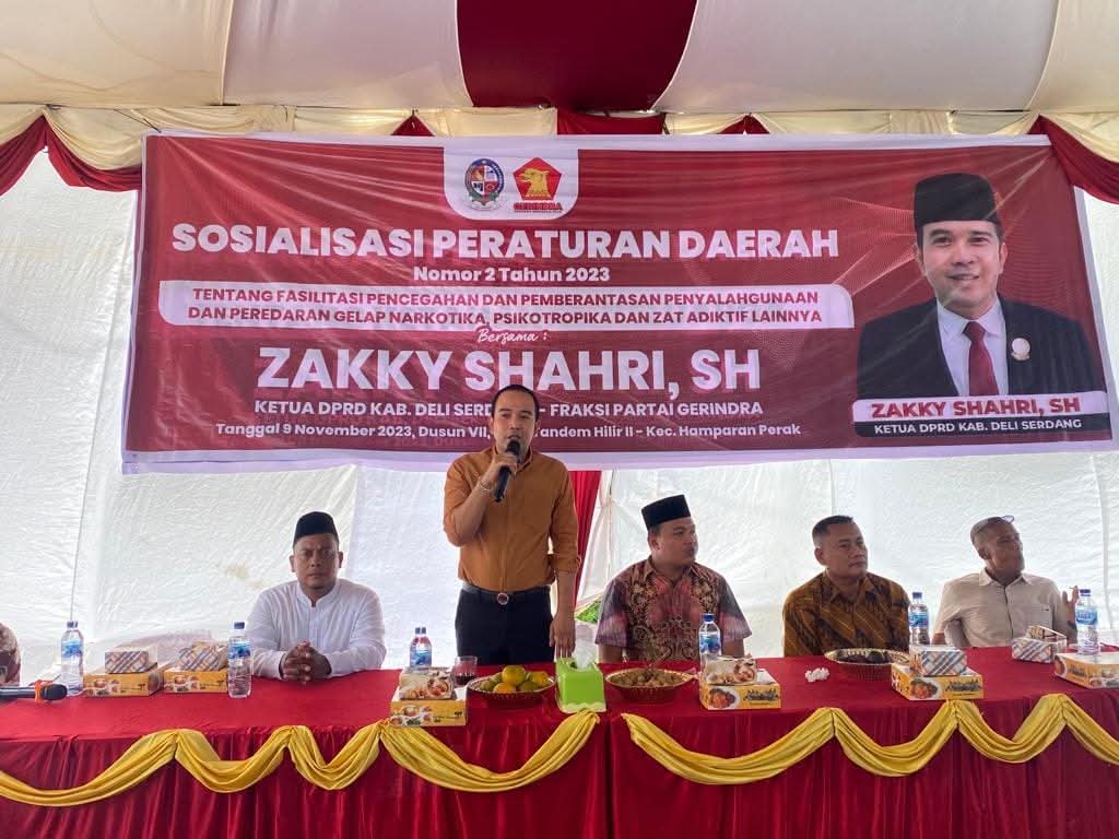 Kunjungan Ketua DPRD Deli Serdang Bpk Zakky Shahri, SH.
